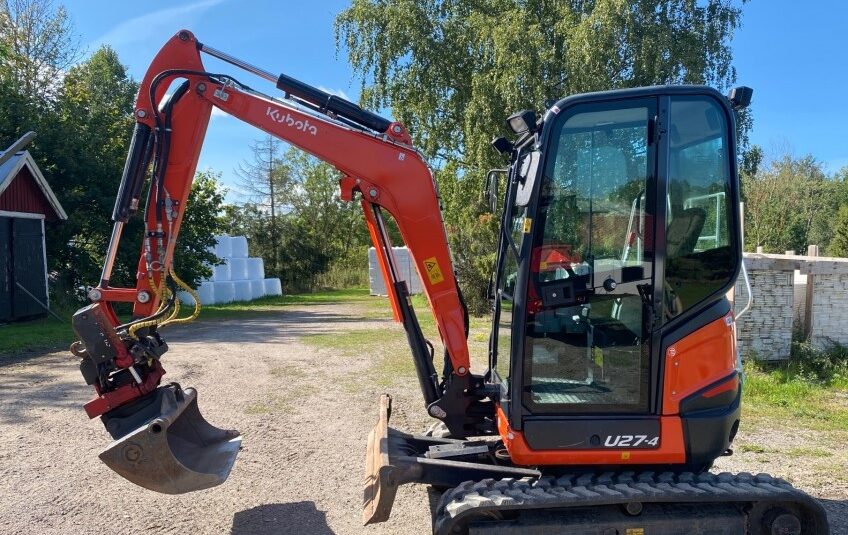 Mini pelle Kubota U27-4